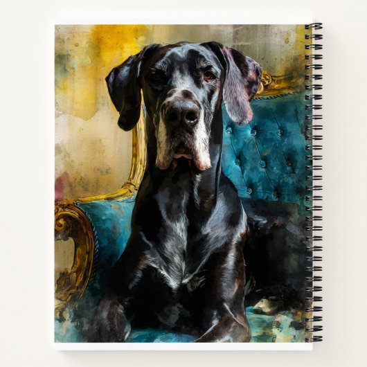 Carnet Grand Danois royal (Dos)
