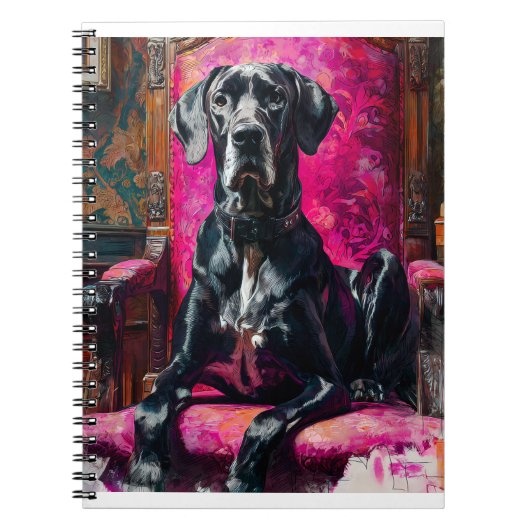 Carnet Grand Danois royal (Devant)