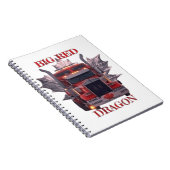 CARNET GRAND DRAGON ROUGE (Côté Droit)