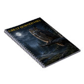 Carnet Grand-duc des Bois Animaux (Côté Droit)