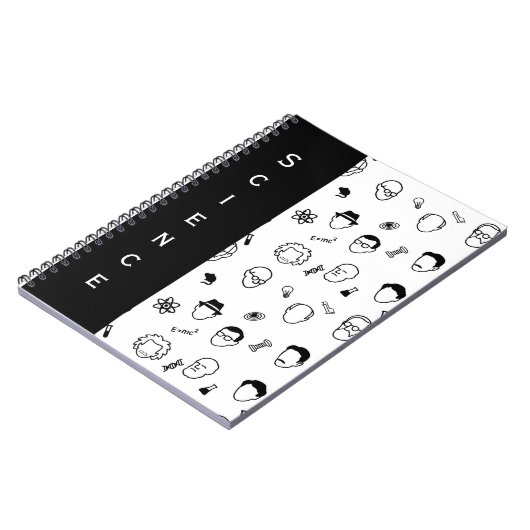 Carnet Grand esprit moderne ligne art, texte - modifiable (Côté gauche)