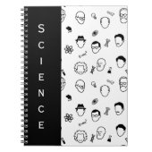 Carnet Grand esprit moderne ligne art, texte - modifiable (Devant)