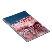 Carnet Grand Groupe De Petits Flamants (Côté Droit)
