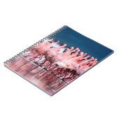 Carnet Grand Groupe De Petits Flamants (Côté gauche)