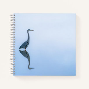 Carnet Grand héron bleu