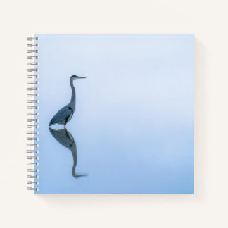 Carnet Grand héron bleu