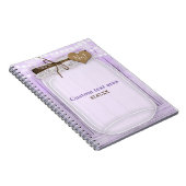 Carnet Grand Mason Jar & Lumineuses Lavande Rustique Jour (Côté Droit)