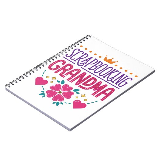 Carnet Grand-mère du scrapbooking (Côté gauche)