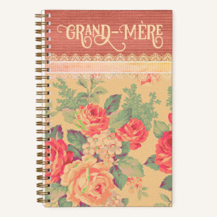 Carnet Grand-mère française chic de Shabby Grand-mère