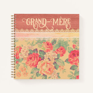 Carnet Grand-mère française chic de Shabby Grand-mère