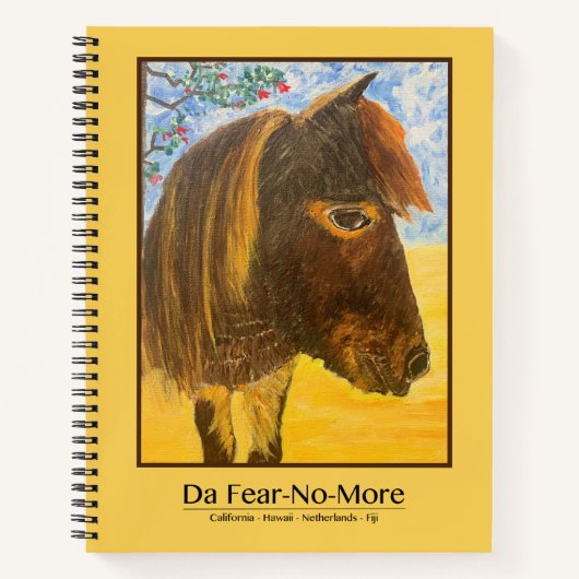 Carnet Grand Mini Chevaux (Devant)