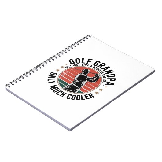 Carnet Grand-père de golf comme un groupe régulier (2) (Côté gauche)