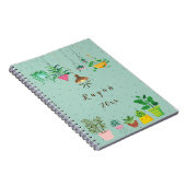 Carnet Grand planificateur plante (8,5 po x 11 po) (Côté Droit)