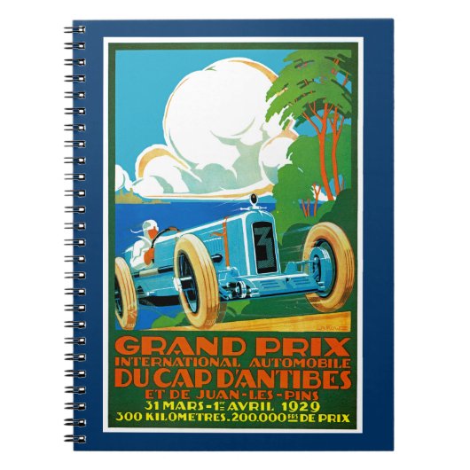 Carnet Grand Prix du Casquette d'Antibes (Devant)