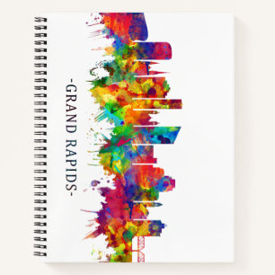 Carnet Grand Rapids Michigan Skyline