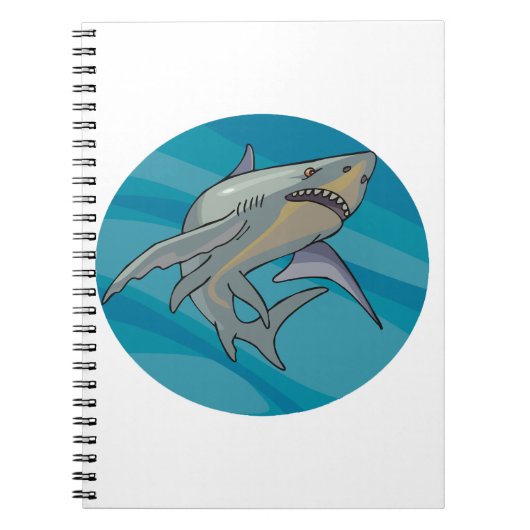 Carnet Grand requin blanc (Devant)