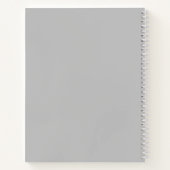 Carnet Grand requin blanc Australie Océan Thème, Argent (Dos)
