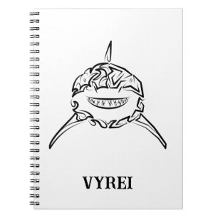 Carnet Grand requin blanc de la tribu noire et blanche