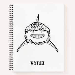 Carnet Grand requin blanc de la tribu noire et blanche