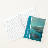 Carnet Grand requin blanc et poisson Australie (Intérieur)