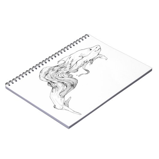 Carnet Grand requin horizontal (Côté gauche)