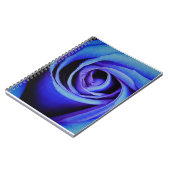 Carnet Grand Rose bleu (Côté gauche)