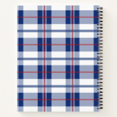 Carnet Grand, rouge, blanc et bleu (Dos)