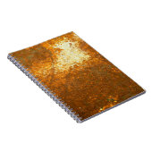Carnet grand Rust background abstrait, antique, antique, (Côté Droit)