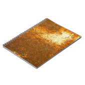Carnet grand Rust background abstrait, antique, antique, (Côté gauche)