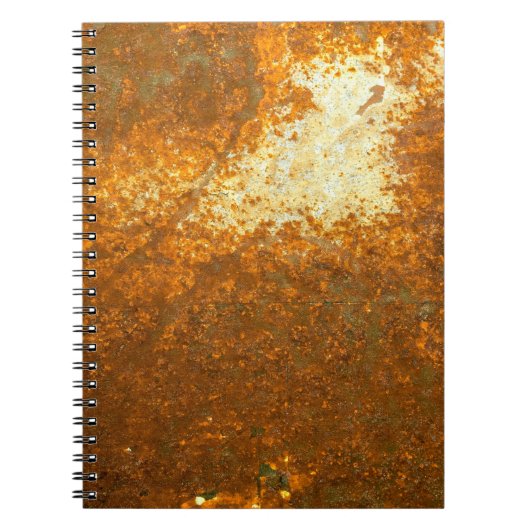 Carnet grand Rust background abstrait, antique, antique, (Devant)