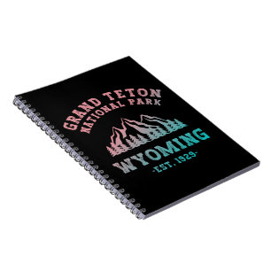 Carnet Grand Teton National Park Wyoming USA Gradient