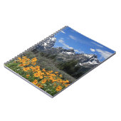 Carnet Grand Tétons aux fleurs jaunes (Côté gauche)