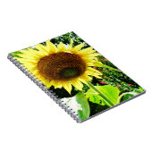 Carnet Grand tournesol jaune (Côté Droit)