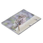 Carnet Grande branche de tremble gris (Côté gauche)