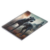 Carnet Grande Dane Halloween effrayante (Côté gauche)