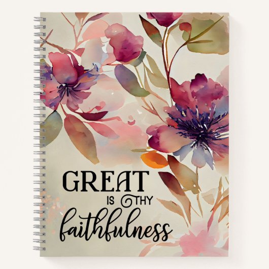 Carnet Grande est ta fidélité bien-aimée Hymne (Devant)