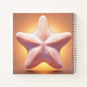 Carnet Grande étoile de mer rose (Dos)