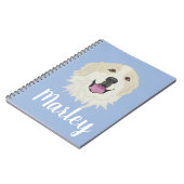 Carnet Grande Pyrénées personnalisables (Côté gauche)