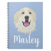 Carnet Grande Pyrénées personnalisables (Devant)