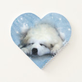 Carnet Grande Pyrénées Sleepy Puppy WC (Dos)