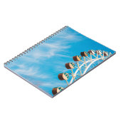 Carnet Grande roue blanche sous ciel clair le matin (Côté gauche)