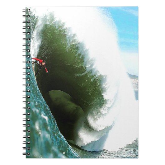 Carnet Grande vague surfante raide (Devant)
