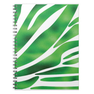 Carnet Grandes Abstraites vertes et blanches