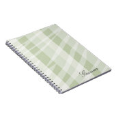 Carnet Grandes zèbres blanches à la menthe (Côté Droit)