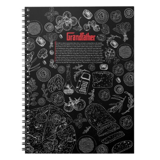 Carnet Grandfather Recipe Notebook (Devant)
