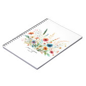 Carnet Grandir en Grace floral (Côté gauche)
