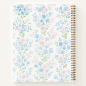 Carnet Grandmillennial Floral Personalized  (Dos)