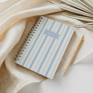 Carnet Grandmillennial Ivoire & Bleu Chinoiserie Vintage