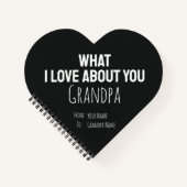 Carnet Grandpa Gifts Grandfather Modern Grandad For Him (Devant)