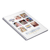 Carnet GRANDPA PHOTO COLLAGE GIFT Proud Papa Pops Gramps (Côté Droit)